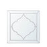 Marrakech Silver Wall Mirror Square